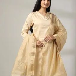 Women Geometric Print Chanderi Dupatta-image-46