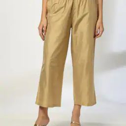 Women Palazzo Pants with Elasticated Waist-image-50