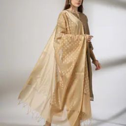 Women Jacquard Woven Chanderi Dupatta-52