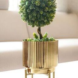 Metal Fluted Planter-23