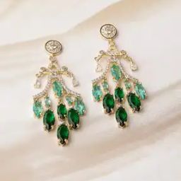 Women Studded Chandelier Earring-image-0