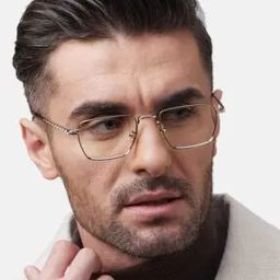 Men UV-Protected Rectangular-Shaped Full-Rim Frame-21