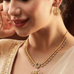Women Necklace and Earings Set-image-53