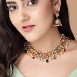 rubans Women Necklace and Earings Set-picture-12