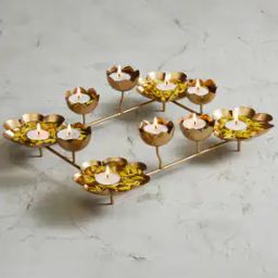 Lotus T-Light Holders with Metal Base-image-33