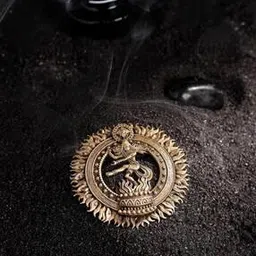 cosa nostraa Mystic Love Gold-Plated Dancing Nataraja Brooch-picture-14