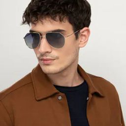 Unisex Polarized and UV Protected Aviator Sunglasses -VC S13715-26