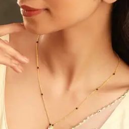 Women Diamond-Studded Gold-Plated Magalsutra-49