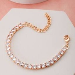 Stone-Studded Link Bracelet-44