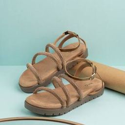 Women Embellished Sandals with Sling Back-image-1