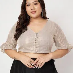 studiorasa Women Striped V-Neck Front-Open Blouse-picture-32