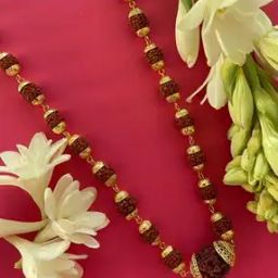 Silver-Plated Rudraksh Beaded Chain-picture-20