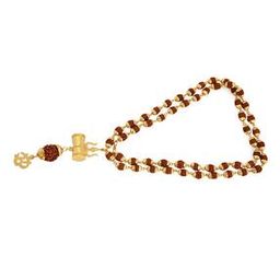Gold-Plated & Rudraksh Beaded Maala-51