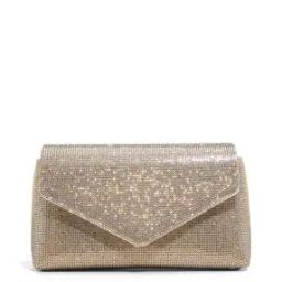 Women Embellished Clutch with Chain Strap-image-11