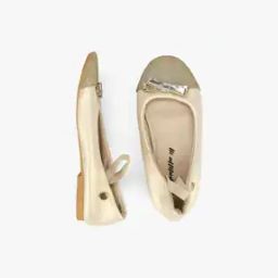 Embellished Flat Shoes with Bow Accent-image-9