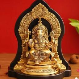 Brass Handcrafted Lord Ganesha Statue-23