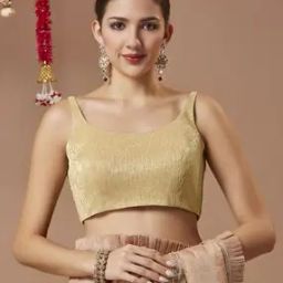 Women Round-Neck Back-Open Blouse-picture-42