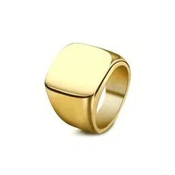 Gold-Plated Geometric-Design Ring-image-6