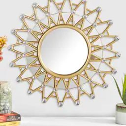 Corsica Reflection Embellished Wall Mirror-27