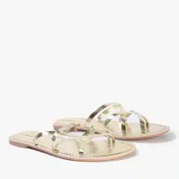 Strappy Slip-On Flat Sandals-image-38