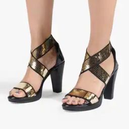 Women Embellished Chunky Heeled Sandals-image-90