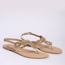 Women Embellished Sling-Back Flat Sandals-image-48