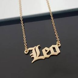 Leo Zodiac Necklace-image-58