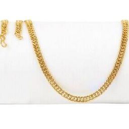 Gold-Plated Brass Link Chain-23
