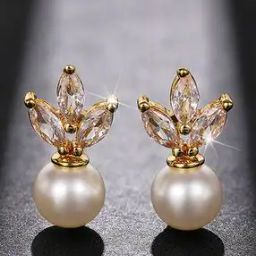Women American Diamond-Studded Earrings-30