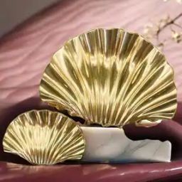 Women Set of 2 Gold-Plated Hair Clips-10