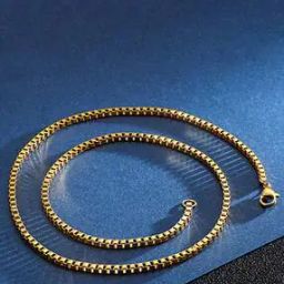 Men Gold-Plated Chain with Lobster Claw-image-98
