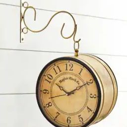 Casablanca King's Cross Metal Hanging Clock-image-56