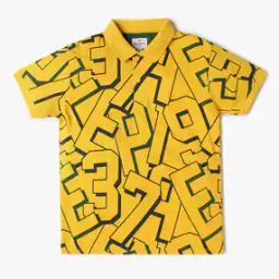 Boys Printed Regular Fit Polo T-Shirt-image-30