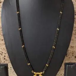 Women Gold-Plated Beaded Mangalsutra-27