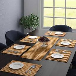 Set of 7 Striped Placemats-18