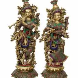 Radha Krishna Handcrafted Antique-30