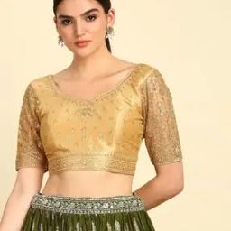 Women Embroidered Back-Open Blouse-picture-26