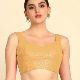 Women Embellished Back-Open Blouse-44