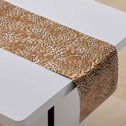 Geometric Print Cinder PVC Table Runner 35" x 13"-43