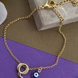 Men Evil Eye Bracelet with Lobster Claw-image-51