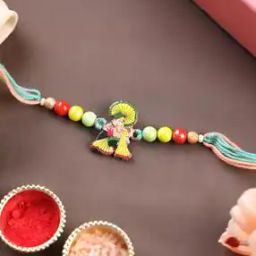 Men Tie-Up Cartoon Round Shaped Rakhi with Roli Chawal-image-15