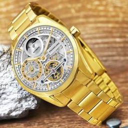 Men Analogue Watch with Metallic Strap-F-145 GSG 21-image-27