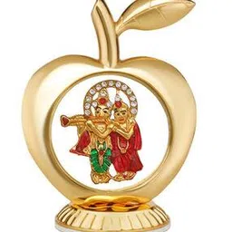 Gold-Plated Radha Krishna Idol-image-25