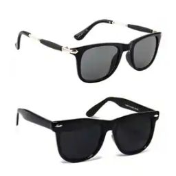 Men Set of 2 UV-Protected Wayfarers Sunglasses-39417-image-17