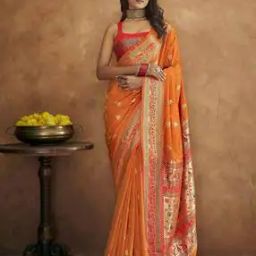Zari Woven Silk Saree-image-1
