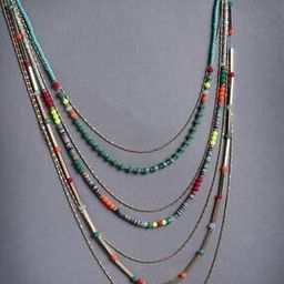 Women Gold-Plated Layered Necklace-image-25