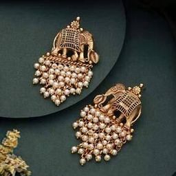 Women Drop Danglers Earrings-image-2