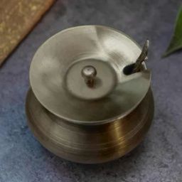 Pure Brass Ghee Pot with Lid & Spoon-20