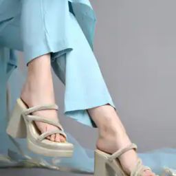 Women Heeled Sandals with Synthetic Upper-image-67