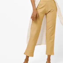 Mid-Rise Cropped Trousers-image-44